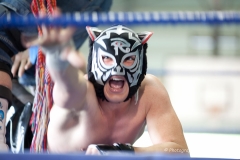 Combat de lutte masquée